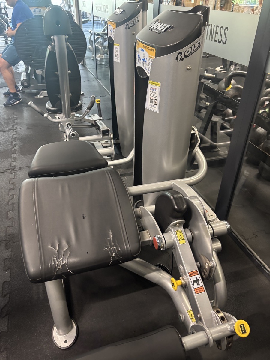 Hoist Leg Curl – przed wymianą