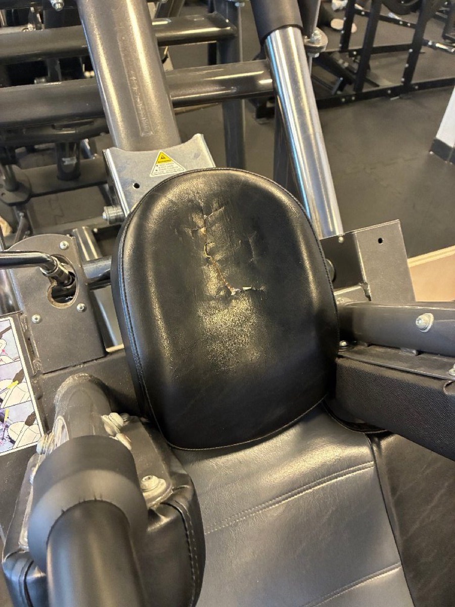 SportsArt Leg Press – przed wymianą
